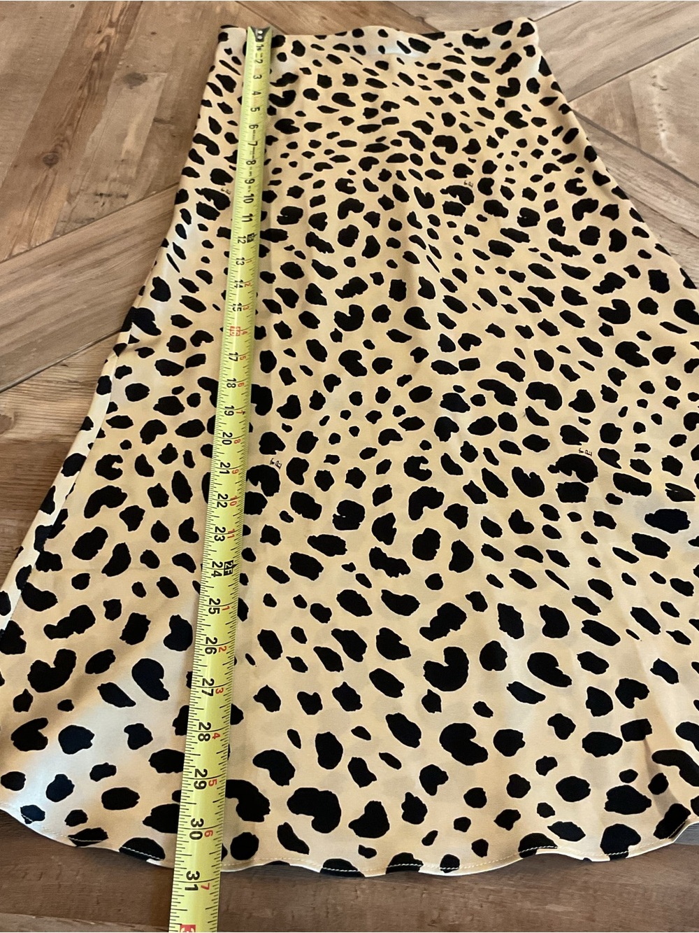 Réalisation Par Naomi Wild Things Leopard Print Silk Slip Midi Skirt XS - Picture 8 of 10